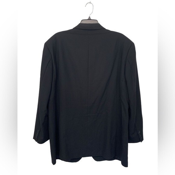 Boss Hugo Boss | 100% Schurwolle Virgin Wool Men’s Suit Coat Blazer Black 46R - Picture 2 of 7